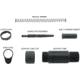 TacFire Short Pistol Buffer Tube Kit w/ Standard Endplate, 3.5 in, Black, Small, MAR139-A