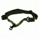 Tacfire Single Point Double Bungee Rifle Sling/Snap-On Steel Clip, Green SL001OD