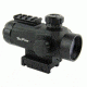 Tacfire Tactical 1X35 Dual Ill. Red/Green Multi-Reticle Sight w/Top Accessory Rail, Black RD008