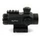 Tacfire Tactical 1X35 Dual Ill. Red/Green Multi-Reticle Sight w/Top Accessory Rail, Black RD008