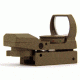 Tacfire Tactical Dual Illuminated 4 Different Reticles/Apocalypse Edition, Tan RD007T-AE