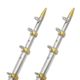 TACO Marine 18' Telescopic Outrigger Poles HD 1-1/2" - Silver/Gold 39138