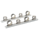TACO Marine 4-Rod Hanger w/Poly Rack - Polished Stainless Steel 45918