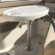 TACO Marine Surface-Mount Pedestal Table Base For 3in Post 8.625in Base, Z10-4080BLY76MM