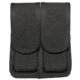 Tacprogear Double Pistol Magazine Case, Single Row, Black, Black DG-DPSR1-BK