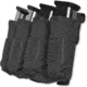 Tacprogear Quad Pistol Mag Pouch w/ Griptite, Black, Black P-QPGT1-BK