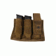 Tacprogear Triple Pistol Mag Pouch w/ Griptite, Coyote Tan, Coyote P-TPGT1-CT