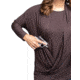 Tactica Classy Concealment Two Piece Top, Brown, ExtraSmall, TT-SHR-TST521-BR-XS