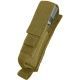 Tactical Assault Gear MOLLE 2 Battery Flashlight Pouch, Coyote Tan 812112