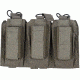 Tactical Assault Gear MOLLE Shingle/Pistol Enhanced 3 Magazine Pouch, Ranger Green 812215