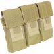 Tactical Assault Gear MOLLE M16 Mag 6 Pouch, Coyote Tan 812025