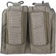 Tactical Assault Gear MOLLE Shingle/Pistol Enhanced 2 Mag Pouch Ranger Green 812210