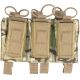Tactical Assault Gear MOLLE Shingle/Pistol Enhanced 3 Magazine Pouch, Multicam 812217