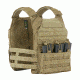 Vanguard Plate Carrier Set w/ Skeletal Cummerbund, Coyote Tan, XL