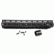 Tactical Edge WARFIGHTER 12 inch Rail System Quadrail WRS-12, Black 856358007273