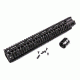 Tactical Edge WARFIGHTER 15 inch Rail System Quadrail WRS-15, Black 856358007297