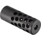 Tactical Precision Manufacturing TPM 22 Cal 1/2x28 Titanium Muzzle Brake, Black, 1/2x28, MBR-22-TI-BLK