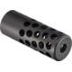 Tactical Precision Manufacturing TPM 22 Cal 1/2x28 Titanium Muzzle Brake, Black, 1/2x28, MBR-22-TI-BLK