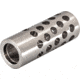 Tactical Precision Manufacturing TPM 22 Cal 1/2x28 Titanium Muzzle Brake, Polished Titanium, 1/2x28, MBR-22-TI