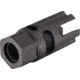 Tactical Precision Manufacturing TPM .22 Cal Titanium Flash Hider, Black, 1/2x28, FH-22-TI-BLK