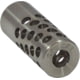 Tactical Precision Manufacturing TPM .30 Cal 1/2x28 Titanium Muzzle Brake, Polished Titanium, 1/2x28, MBR-3012-TI