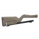 Tactical Solutions Takedown Barrel and Backpacker Stock Combo, Matte Black/FDE Stock, TDC-MB-B-FDE