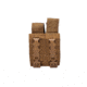 Tactical Tailor Double Pistol Mag Pouch, Coyote Brown, NSN 8465015830988, 10010-14