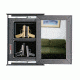 Tactical Walls 1420M Concealment Short Mirror, Black with Mirror BM20RFBKBKMR