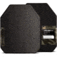 Tacticon Armament AR600 Level 3 Body Armor Plates, 8x10 in, SAPI Cut, Black, STL600-8x10-SAPI