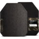 Tacticon Armament AR600 Level 3 Body Armor Plates, 8x10 in, Hybrid Cut, Right Hand, Black, STL600-8x10-HYBRID-R