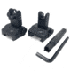 Tacticon Armament Flip Up Iron Sights, Black, TABUIS20