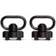 Tacticon Armament Keymod QD Sling Mount, 2 Pack, Black, 2QDKM