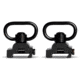 Tacticon Armament Picatinny QD Mount, 2 Pack, Black, 2QDPR