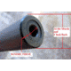 Tacticool22 Fake Suppressor Threaded Muzzle Device, 5/8-24, 4.5in, Black, TFS-5/8-24 - 4.5 Inch