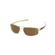 Tag Heuer 0251 Bifocal Prescription Sunglasses, Gold Frame - Dark Brown/Ivory Temples Frame, Polarized Precision Brown Lens, 0251-205BI