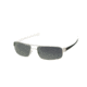 Tag Heuer 0254 Progressive Prescription Sunglasses, Pure Frame - Black/White Temples Frame, Outdoor Grey Lens-0254-206PR