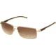 Tag Heuer 0883 Bifocal Prescription Sunglasses, Gold Frame - Dark Brown/Ivory Temples Frame, Outdoor Gradient Brown Lens-0883-204BI