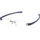 Tag Heuer 7102 Bifocal Prescription Eyeglasses, Ruthenium Frame - Smart Blue Temples Frame, Clear Lens-7102-016BI