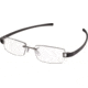 Tag Heuer 7104 Single Vision Prescription Eyeglasses, Ruthenium Frame - Dark Grey Temples Frame, Clear Lens-7104-017SV