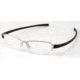 Tag Heuer 7201 Single Vision Prescription Eyeglasses, Pure Frame - Black Temples Frame, Clear Lens-7201-001SV
