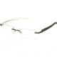 Tag Heuer 8110 Progressive Prescription Eyeglasses, Black Frame - Black/White Temples Frame, Clear Lens-8110-007PR