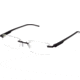 Tag Heuer Automatic Eyeglasses, Matte Black Frame/Black White Temples, Clear Lens 0842-011