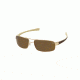 Tag Heuer LRS 0254 Sunglasses - Gold Frame - Dark Brown/Ivory Temples,Polarized Precision Brown Lens-0254-205