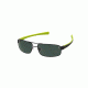 Tag Heuer LRS 0254 Sunglasses - Matte Black Frame - Black/Anise Green Temples,Polarized Precision Green Lens-0254-309