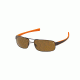Tag Heuer LRS 0254 Sunglasses - Matte Chocolate Frame - Brown/Orange Temples,Outdoor Brown Lens-0254-708