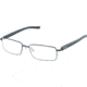 Tag Heuer Trends Rubber Eyeglasses, Matte Black Frame/Black Black Temples, Clear Lens 8005-001