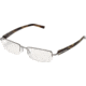 Tag Heuer Trends Sunglasses, Ruthenium Frame/Tortoise Temples, Clear Lens 8203-002