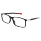 Tag Heuer Urban 7 0517 Single Vision Prescription Eyeglasses, Shiny Black Frame, 0517-002SV