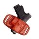 Tagua Gunleather Anniversary Multifit - Quick Draw Belt Holster, S&amp;W J Frame / Ruger LCR / Bodyguard 38, Right Hand, Black, ANNI-MULTI-BH3-020