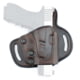 Tagua Gunleather Quick Draw Leather Belt Holster, Most 9mm /.40 /.45 Double Stack 3.9in, Glock 19 /Sig Sauer P320/X Compact, Right Hand, Brown, TX-LOCK-R-QD-522